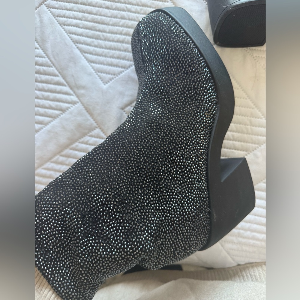 Black Sparkly Boots